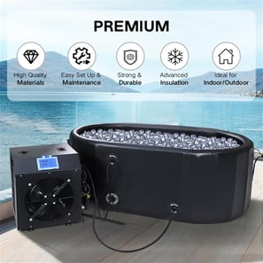 a hot tub with a large amount of water