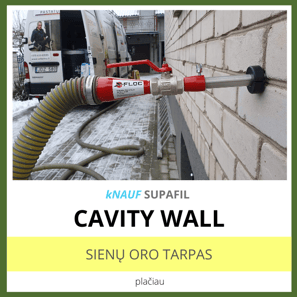 Knauf supafil cavity wall