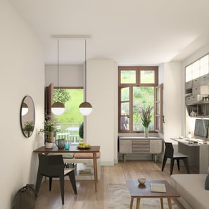 Intérieur design - Neuf Brisach - Monchecourt architecte patrimoine – François 1er