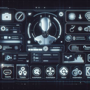 Generative AI support agent dashboard interface