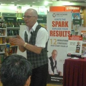 Rob Hamilton speaking on his book tour