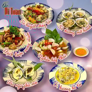 Combo CHỊ ĐẸP tại Ốc Dì Toàn - Quán ngon quận Bình Thạnh