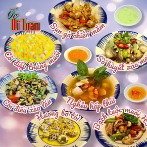 Combo BIỂN TÌNH tại Ốc Dì Toàn - Quán ngon quận Bình Thạnh