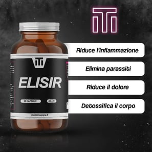 a bottle of eliosir elios