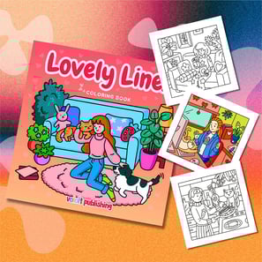 Lovely Lines Coloring Book