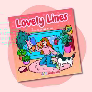Cute and Cozy Lovely Lines Coloring Book