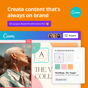 Set up your brand kit with Canva pro