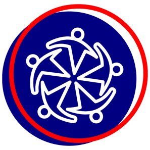 Values Statement - Blue and Red Circle