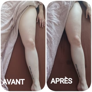 avant/après massage renata franca grenoble