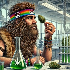 smelling cannabis terps