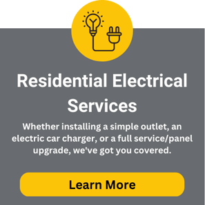 Residential electrical services Maryland.  Panel upgrades, recessed lighting, generators, car charge