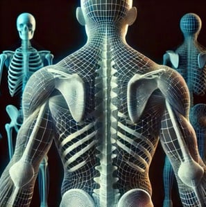 3 Male Anatomy Wireframe Images and Link to AnatomyModels.com