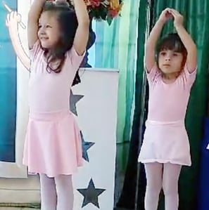 aula de ballet escola recanto infantil curumim.