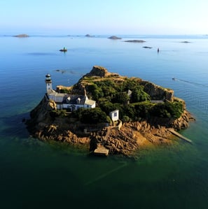Drone baie de Morlaix - Ile Louët