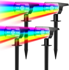 Colored floodlights