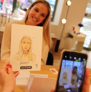 Livezeichnungen für Firmenevents, Product Launch, Brand Activation, Messen, Modenschauen, Neueröffnungen, Feierlichkeiten, We