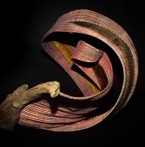 The Betrothed, 2023, cane, reed, driftwood, framboyan pods