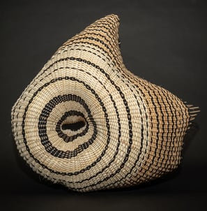 Becoming, 2020, cane, reed