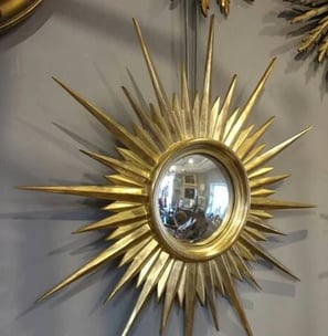 gold sun mirror