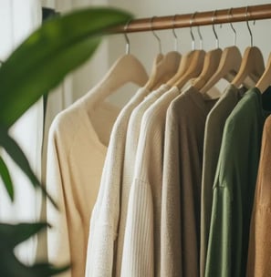hanging clothes
