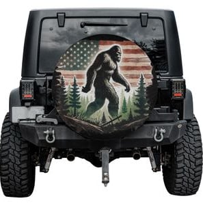 a big foot jeep Spare Tire Cover 