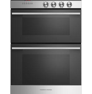 a double oven oven with two ovens and a microwave