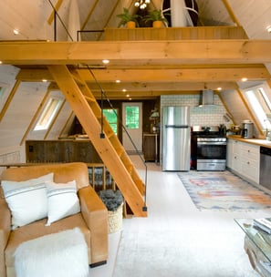 Innenansicht eines Tiny Hauses