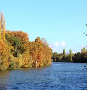 Seine, Fluss, Herbst