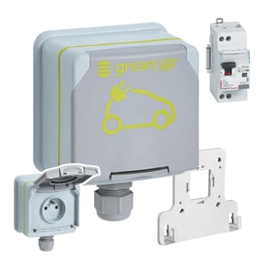 LEGRAND - Prise pour Recharge de Véhicule Electrique Green'up Acess - Prise Murale Complète avec Pat