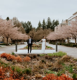 UBC wedding photography photoshoot cherry blossoms