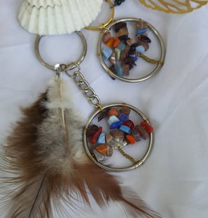 Tree of life keychains
