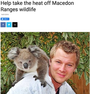 Help Take The Heat Off Macedon Ranges Wildlife
