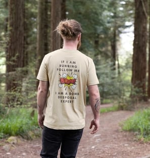 Funny Eco-Friendly Men's Basic T-shirt - Bomb Disposal Expert