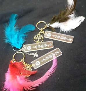 customized spotify keychains