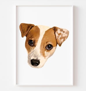 custom dog portrait by NAMOOSHKA