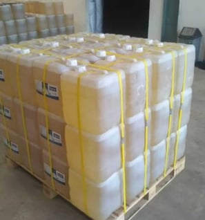 RBD coconut oil jerry can packaging