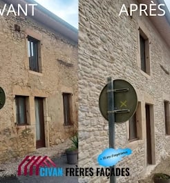 Joint de pierre réalisé par Civan Frères Façades