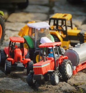 tracteurs en plastique pour enfants