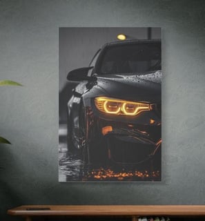 Tablou canvas personalizat cu mașină – decor auto modern pe pânză de perete
