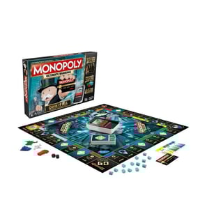 a monopoly board game with a monopoly board game