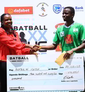 Man of the Match for BATBALL MAXX Semi Finals game