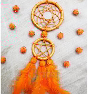 agamya orange dreamcatcher