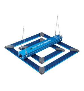 a blue and white table top with a blue and white table top