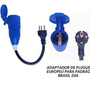 Adaptador Tomada Schuko Para Plug 20a 3p Residencial