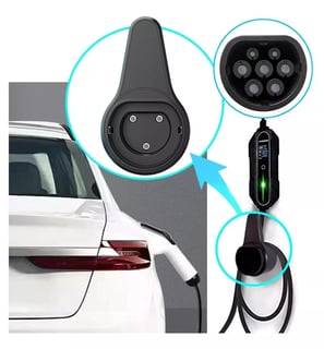 Suporte Para Cabo Carregador Carro Elétrico Plug Tipo 2 T2