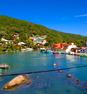 Praia em Florianópolis