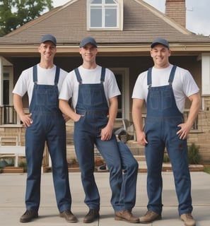 A person is holding a pair of gardening shears in one hand and green peppers in the other while standing outdoors in a lush garden. The background is filled with green foliage, and the person is wearing a white t-shirt.