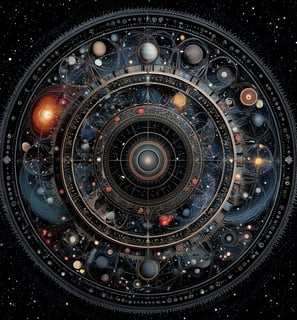 a circular clock with a clock on it