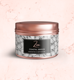Coastal Breeze Copper Tin Candle