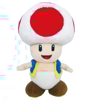 Little Buddy Super Mario All Star Collection Toad Plush